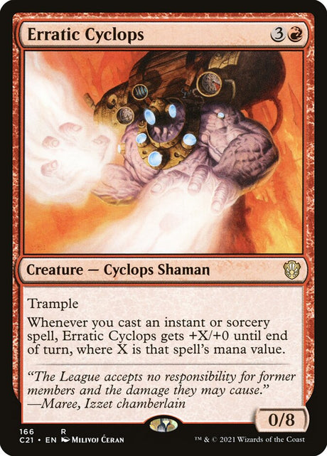 Erratic Cyclops (166) - Commander 2021 (C21)