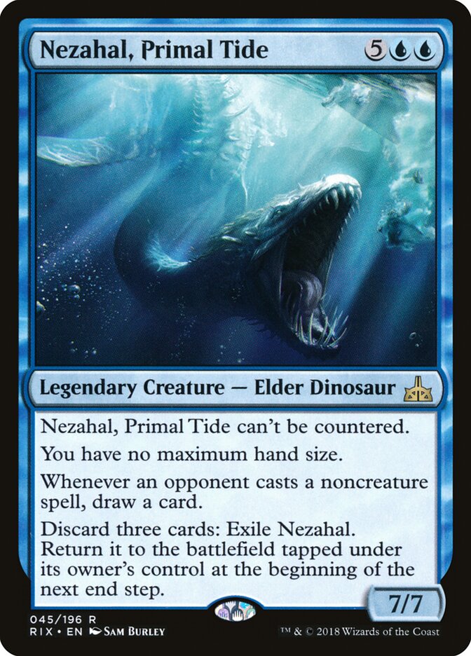 Nezahal, Primal Tide (45) - Rivals of Ixalan (RIX)