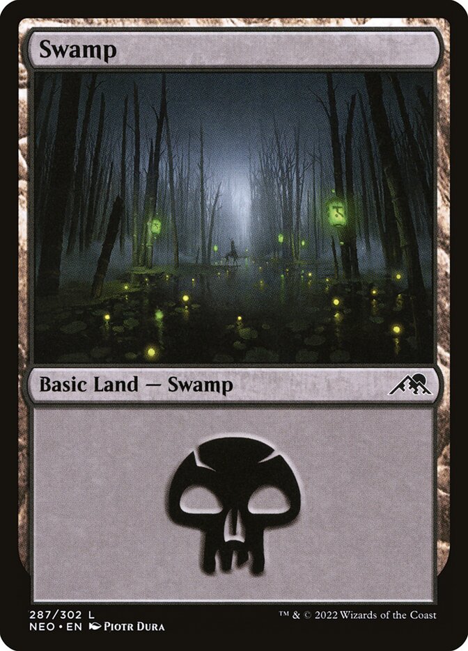 Swamp (287) - Kamigawa: Neon Dynasty (NEO)