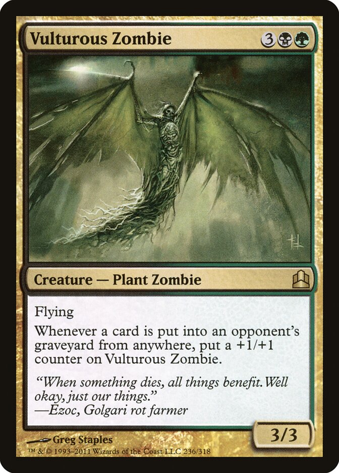 Vulturous Zombie (236) - Commander 2011 (CMD)