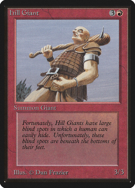 Hill Giant (158) - Limited Edition Beta (LEB)