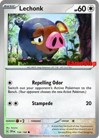 Lechonk - 154/198 (GameStop Promo) (154) - Miscellaneous Cards & Products (MCAP)