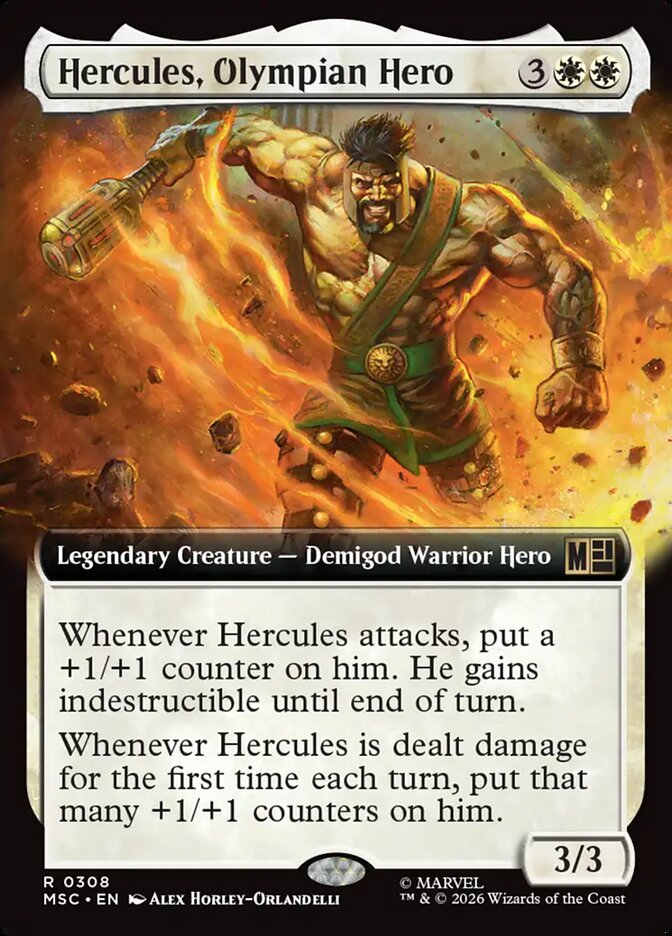 Hercules, Olympian Hero (308) - Marvel Super Heroes Commander (MSC)