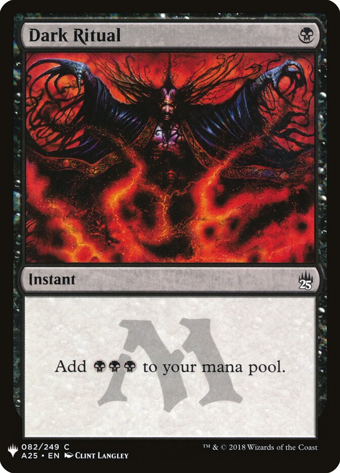 Dark Ritual (A25-82) - The List (PLST)