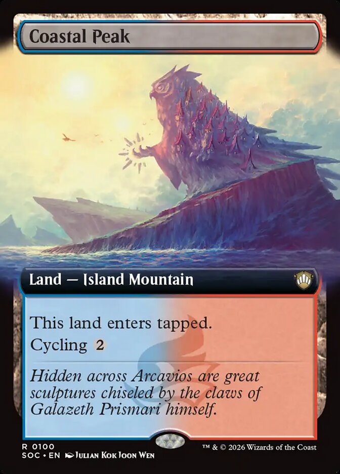 Coastal Peak (100) - Secrets of Strixhaven Commander (SOC)
