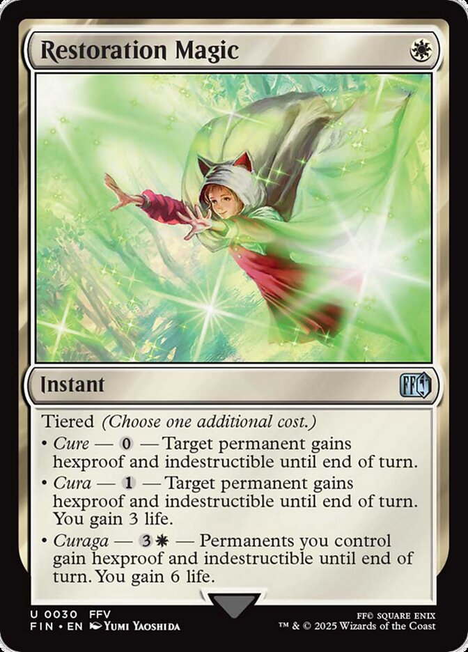 Restoration Magic (30) - [Foil] Final Fantasy (FIN)