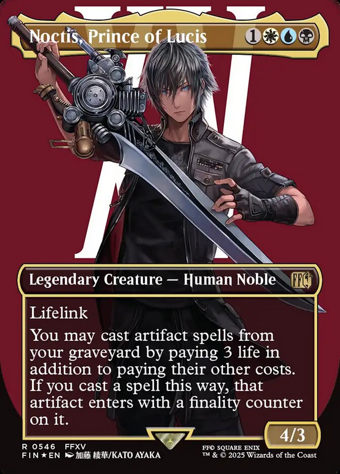 Noctis, Prince of Lucis (546) - [Surge Foil, Borderless] Final Fantasy (FIN)