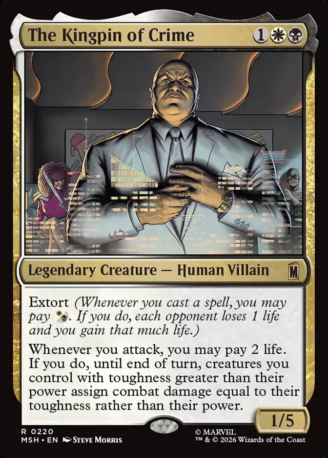 The Kingpin of Crime (220) - Marvel Super Heroes (MSH)