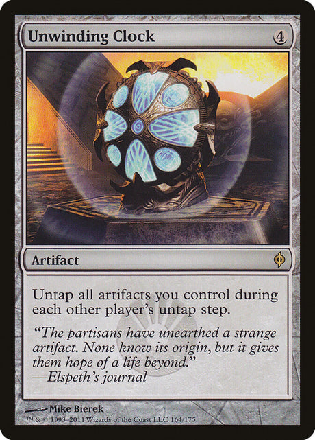 Unwinding Clock (164) - New Phyrexia (NPH)