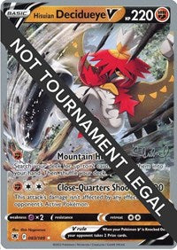 Hisuian Decidueye V - 2022 (Ondrej Skubal) (83) - World Championship Decks (WCD)