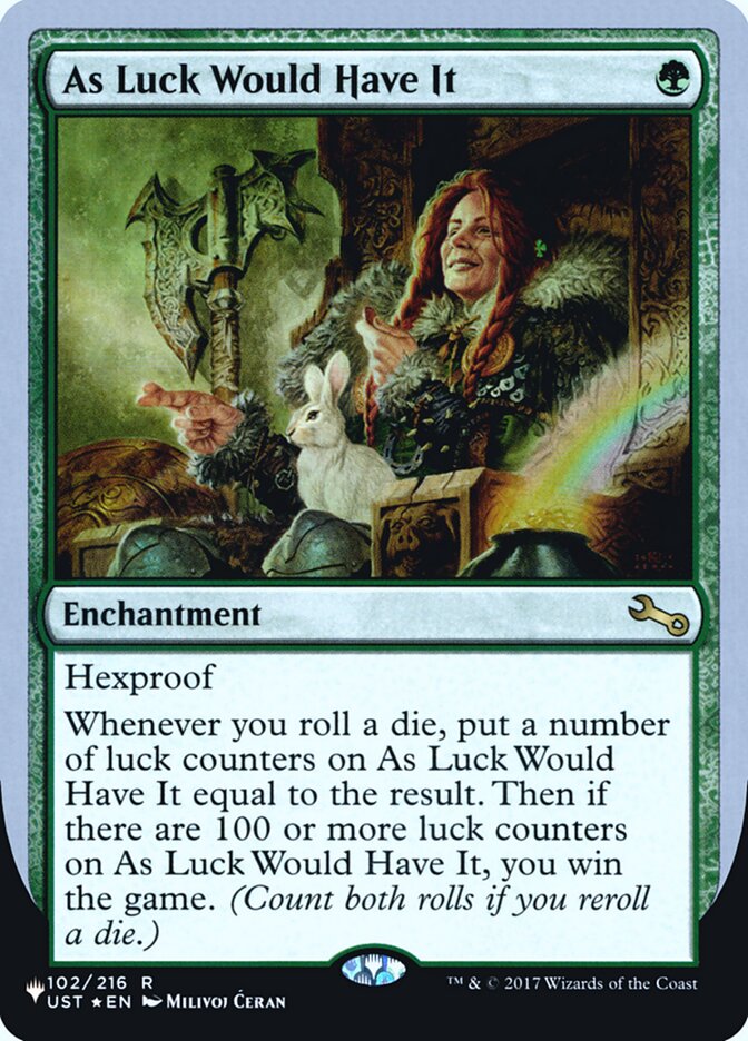 As Luck Would Have It (33) - The List (Unfinity Foil Edition) (ULST)