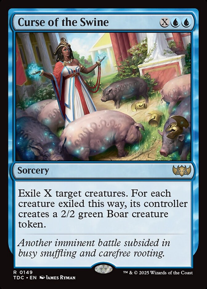 Curse of the Swine (149) - Tarkir: Dragonstorm Commander (TDC)