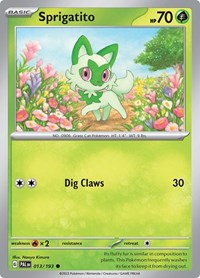 Sprigatito (13) - SV02: Paldea Evolved (PAL)