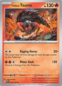 Paldean Tauros (28) - SV02: Paldea Evolved (PAL)