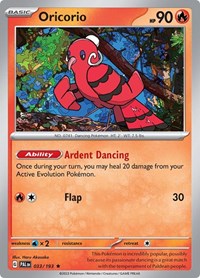 Oricorio (33) - SV02: Paldea Evolved (PAL)