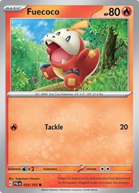 Fuecoco (34) - SV02: Paldea Evolved (PAL)