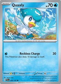 Quaxly (50) - SV02: Paldea Evolved (PAL)
