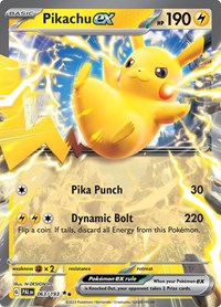 Pikachu ex (63) - SV02: Paldea Evolved (PAL)
