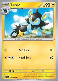 Luxio (70) - SV02: Paldea Evolved (PAL)