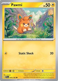 Pawmi (74) - SV02: Paldea Evolved (PAL)