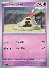 Sandygast (95) - SV02: Paldea Evolved (PAL)