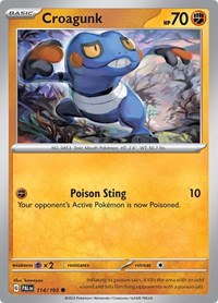 Croagunk (114) - SV02: Paldea Evolved (PAL)