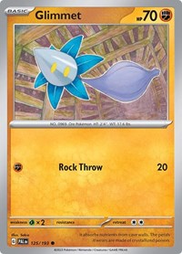 Glimmet (125) - SV02: Paldea Evolved (PAL)