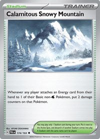 Calamitous Snowy Mountain (174) - SV02: Paldea Evolved (PAL)