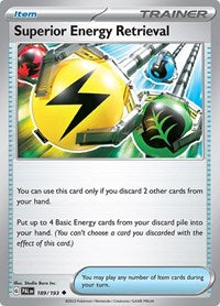 Superior Energy Retrieval (189) - SV02: Paldea Evolved (PAL)