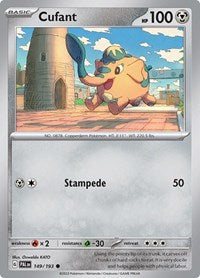 Cufant (149) - SV02: Paldea Evolved (PAL)