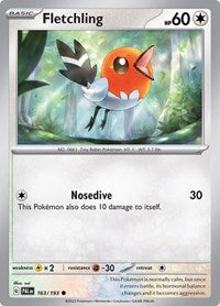 Fletchling (163) - SV02: Paldea Evolved (PAL)