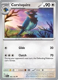 Corvisquire (165) - SV02: Paldea Evolved (PAL)