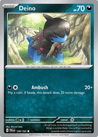 Deino (138) - SV02: Paldea Evolved (PAL)
