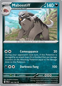 Mabosstiff (143) - SV02: Paldea Evolved (PAL)
