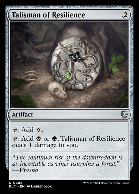 Talisman of Resilience (288) - Bloomburrow Commander (BLC)