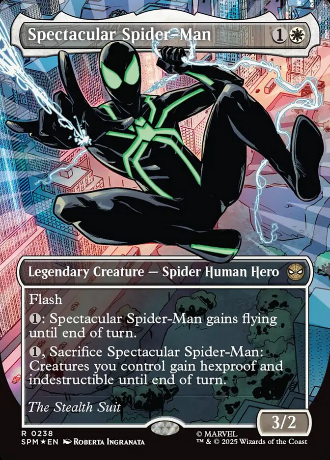 Spectacular Spider-Man (238) - [Textured Foil, Borderless] Marvel's Spider-Man (SPM)