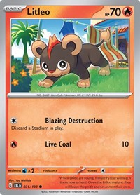 Litleo (31) - SV02: Paldea Evolved (PAL)