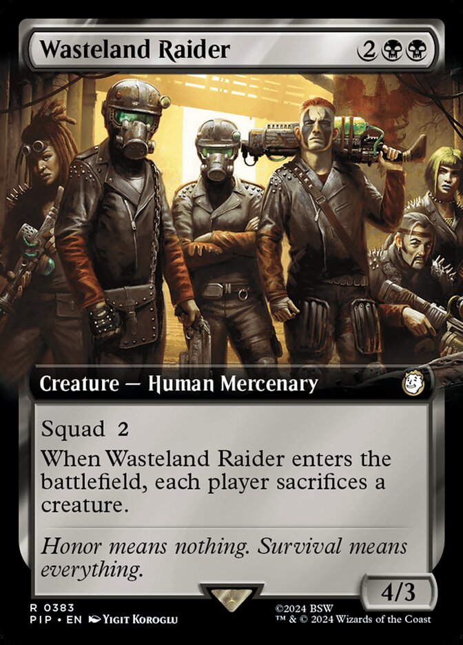 Wasteland Raider - [Extended Art] Fallout (PIP)