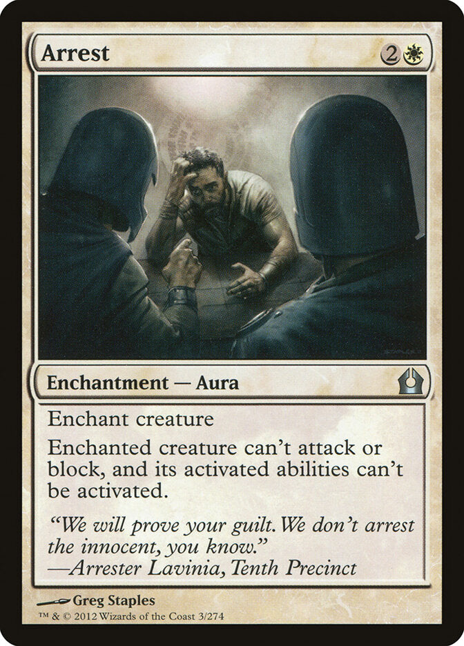 Arrest (3) - Return to Ravnica (RTR)