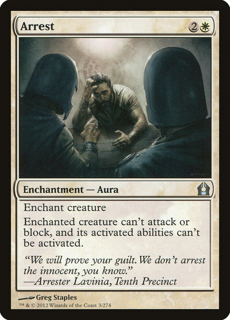 Arrest (3) - Return to Ravnica (RTR)