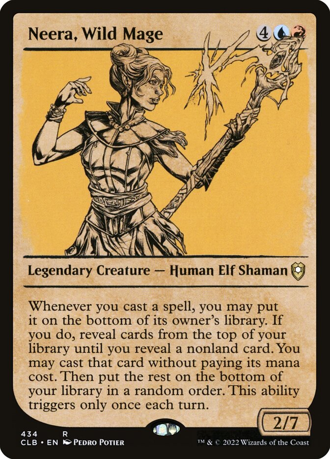 Neera, Wild Mage (434) - Commander Legends: Battle for Baldur's Gate (CLB)