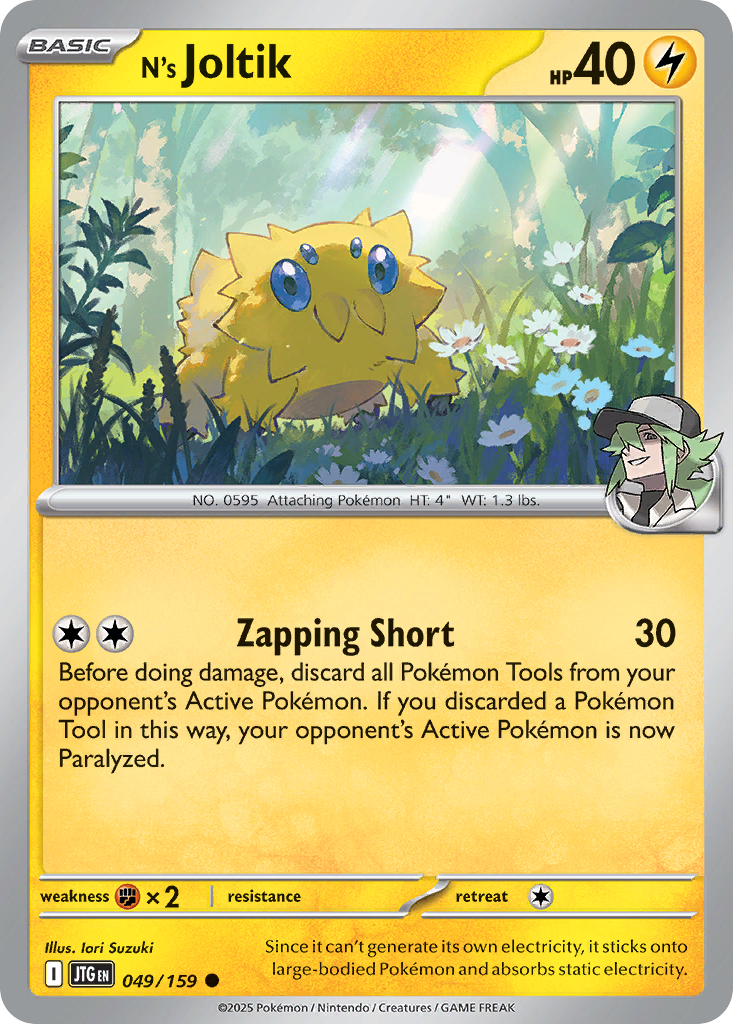 N's Joltik (49/159) - [Reverse Holo] Journey Together (JTG)