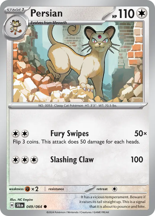 persian pokemon card price Persian (49/64)