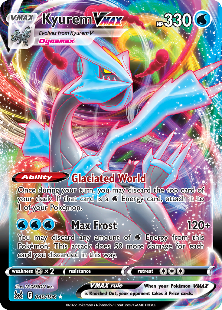 Kyurem VMAX (49/196) - [Holo Foil] Lost Origin (LOR)