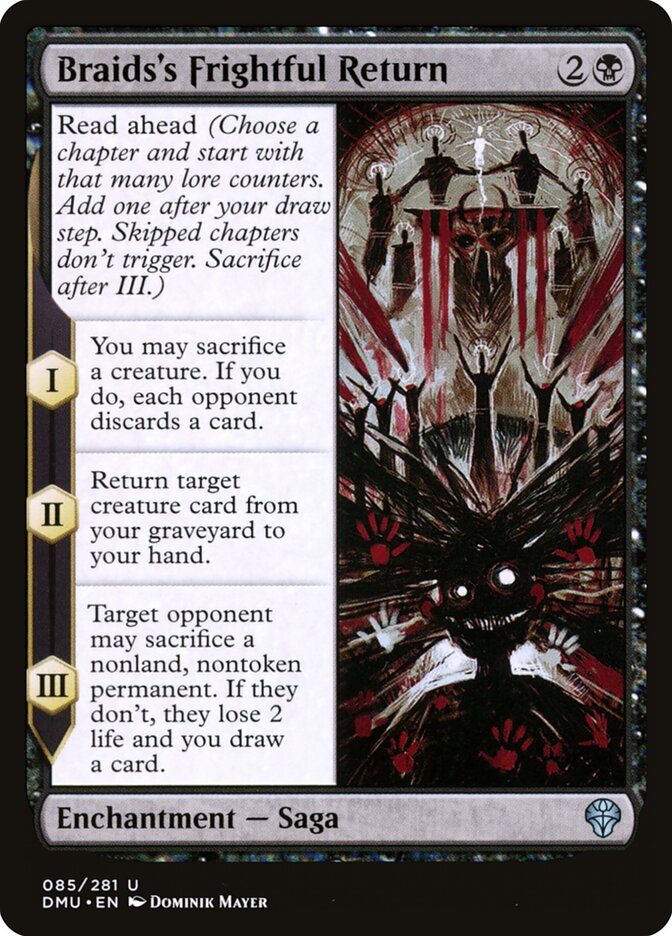 Braids's Frightful Return (85) - Dominaria United (DMU)