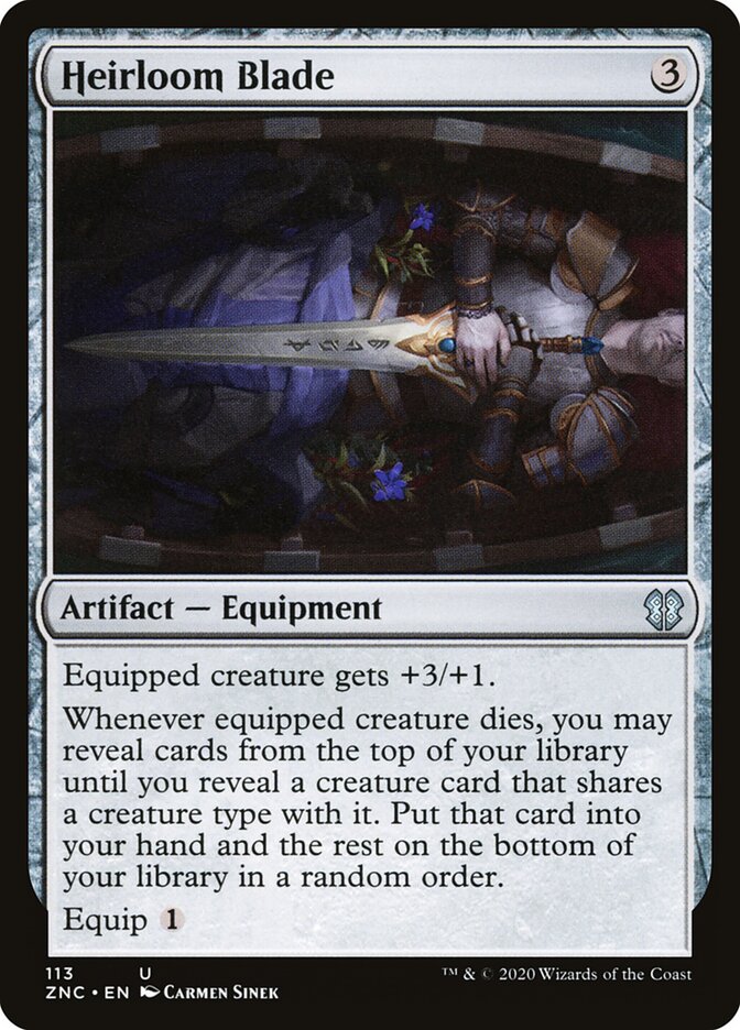 Heirloom Blade (113) - Zendikar Rising Commander (ZNC)
