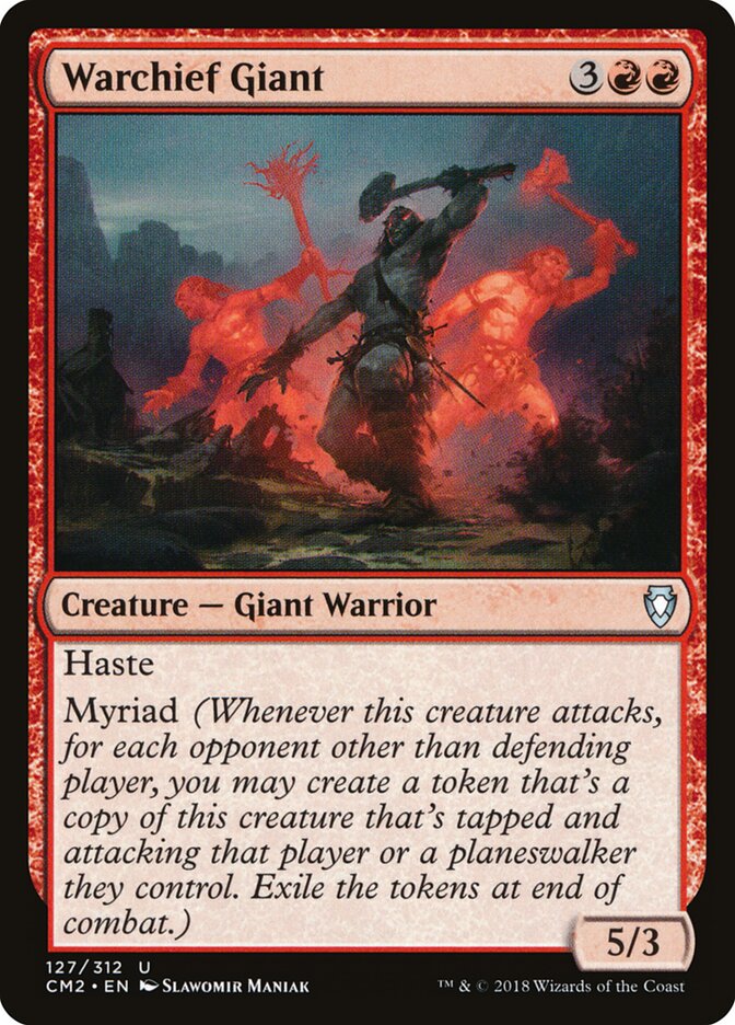 Warchief Giant (127) - Commander Anthology Volume II (CM2)