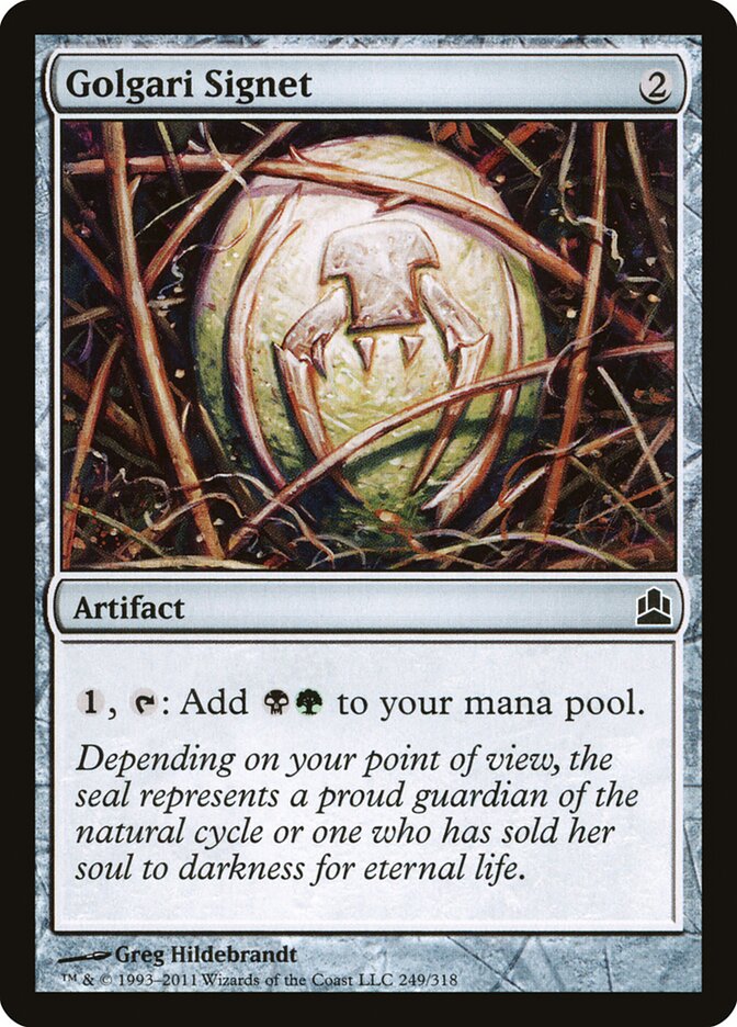 Golgari Signet (249) - Commander 2011 (CMD)