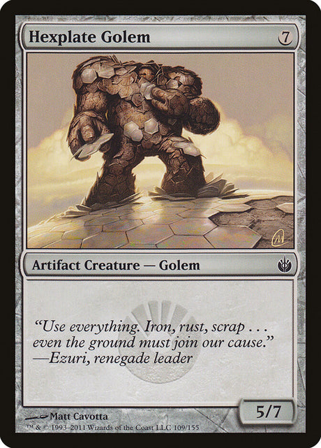 Hexplate Golem (109) - Mirrodin Besieged (MBS)