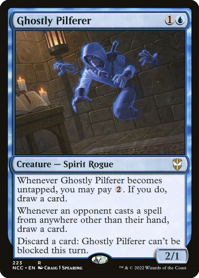 Ghostly Pilferer (223) - New Capenna Commander (NCC)